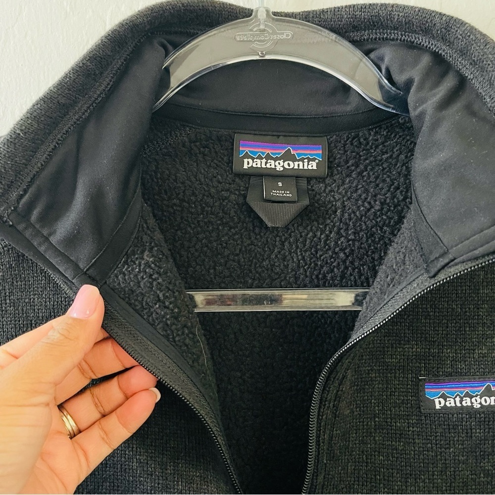 Patagonia Women's Black Better Sweater Zip-Up - Picture 6 of 8